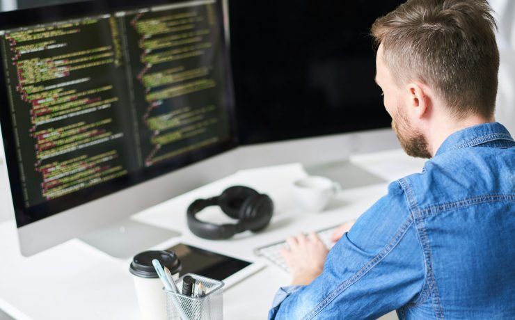 Developing software on computer