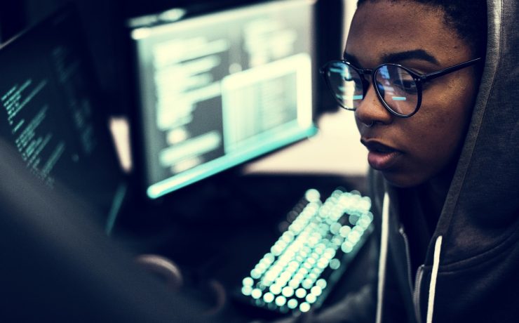 Hacker data system hacking