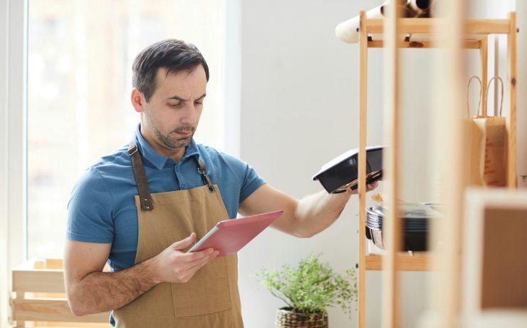 Male Manager at Food Delivery Service